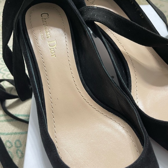Dior Black Suede Heels - Picture 2 of 9